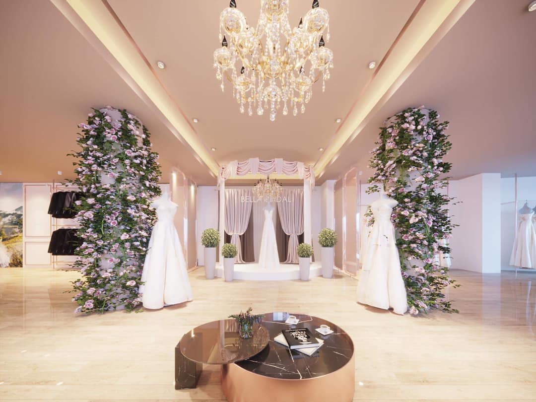 Hé lộ thiên đường váy cưới mới, đẳng cấp tại trung tâm Hà Nội